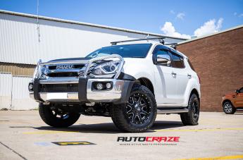 ISUZU MU X MAVERICK GLOSS BLACK MILLED ACCENTS